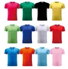 Promotion mans women plain cotton t-shirt in stocks multiple colors