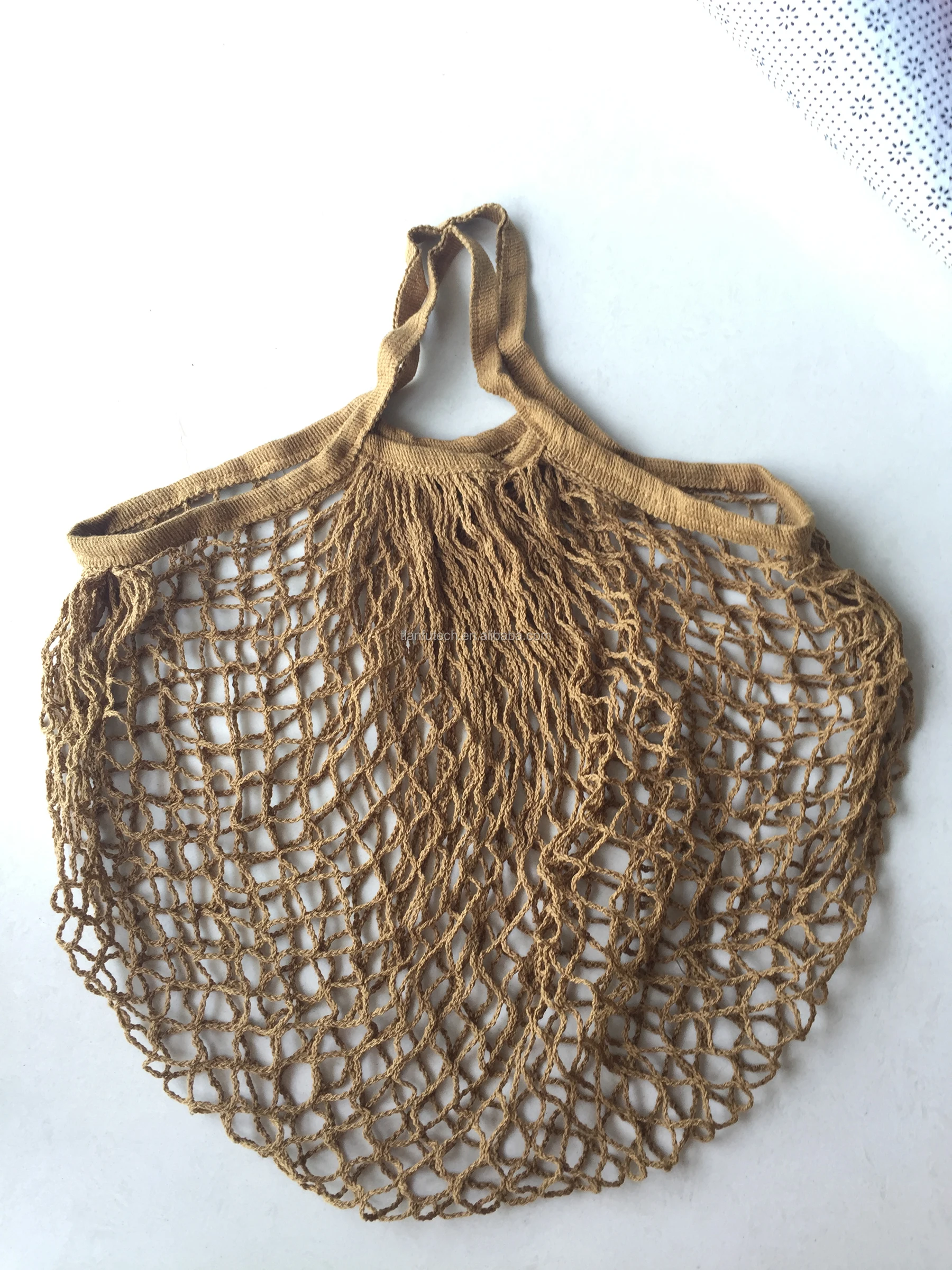 Long Handle Reusable Net Cotton Mesh Tote Fruit Bag Buy Colorful