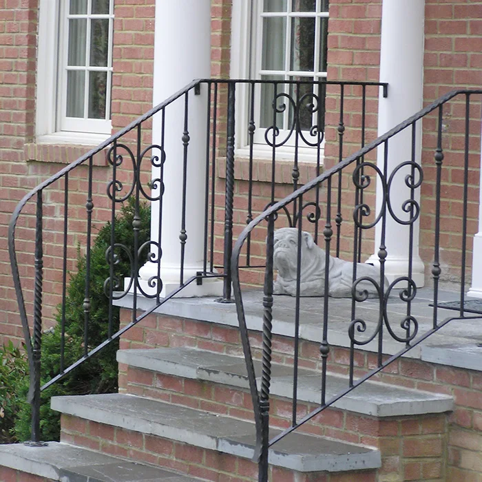 Antique Wrought Iron Handrails Outdoor Stairs,Design Modern Stair ...