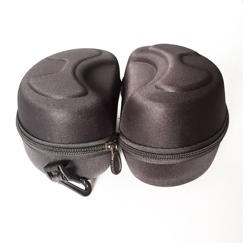 Black Color And Custom Eva Case For Riding Goggles Ski Goggles Storage