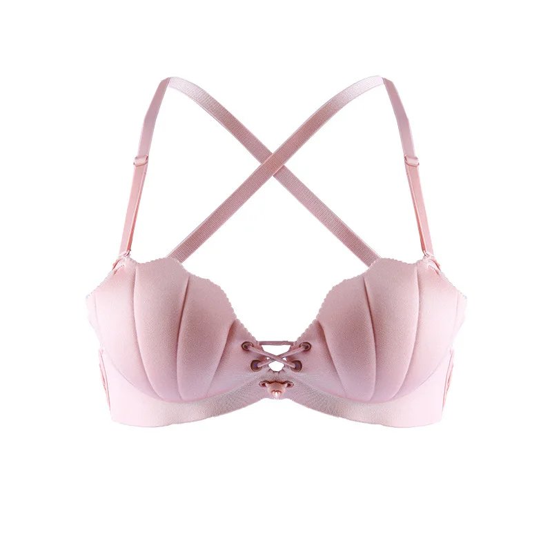 High Quality Soft Push Up Adjusted Straps Sexy Shell Bra Hot Women New
