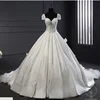 Astergarde sweetheart ruffle Short sleeve wedding dress bridal gown TS220