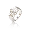 13006 Xuping silver color ring design for men,white gold finger ring rings design for men with price,brass accessories