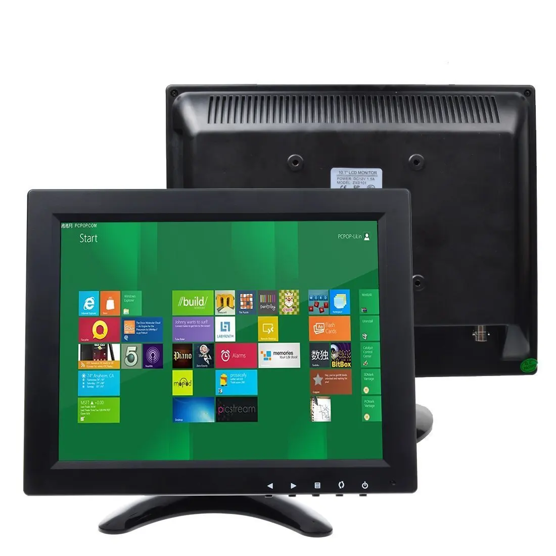 Buy TOGUARD 15 Inch Touchscreen TFT LED Monitor 4 3 Security Surveillance Monitor Ultra Thin 