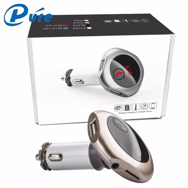 Ce Rohs Fcc V2.1+edr Usb Mp3 Player Car Kit Charger Wireless Bluetooth