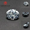 Wholesale 12# Color Created White Sapphire Synthetic White Corundum Stone Price Per Carat