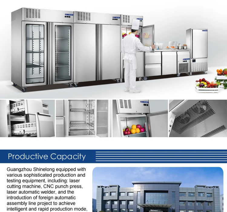 Professional Kitchen Refrigeration Equipment Commercial For Hotel ...