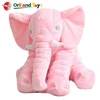 hot sale giant pink plush and stuffed elephant animals toys with big ears