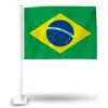 Wholesale custom 100% polyester car flag with pole