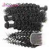 Virgin brazilian hair closure piece,weave bundles with closure,peruvian human hair weave bundles with free parting lace closure