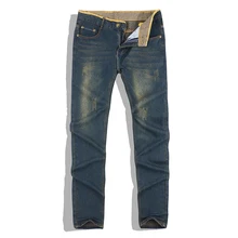 Classic hot sale stright cotton font b men b font font b jeans b font fashion