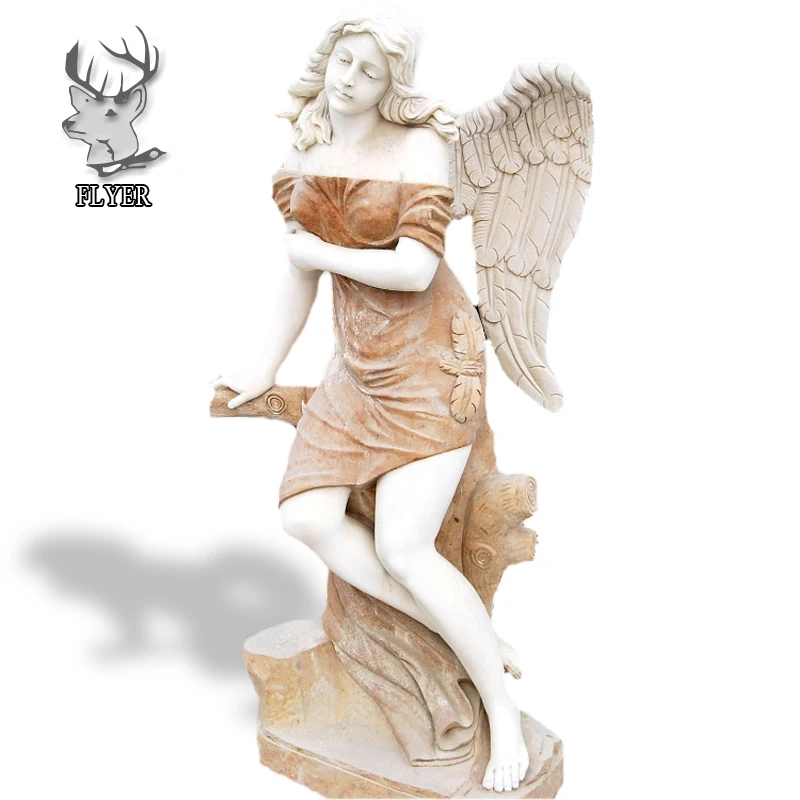 Graveyard Decoration Life Size Resin Kneeing Angel Statue Buy Resin