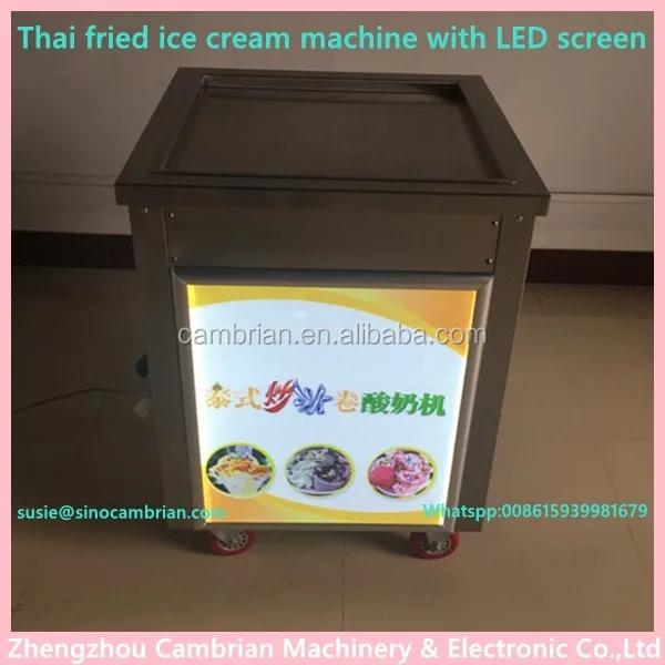 fry ice cream machine