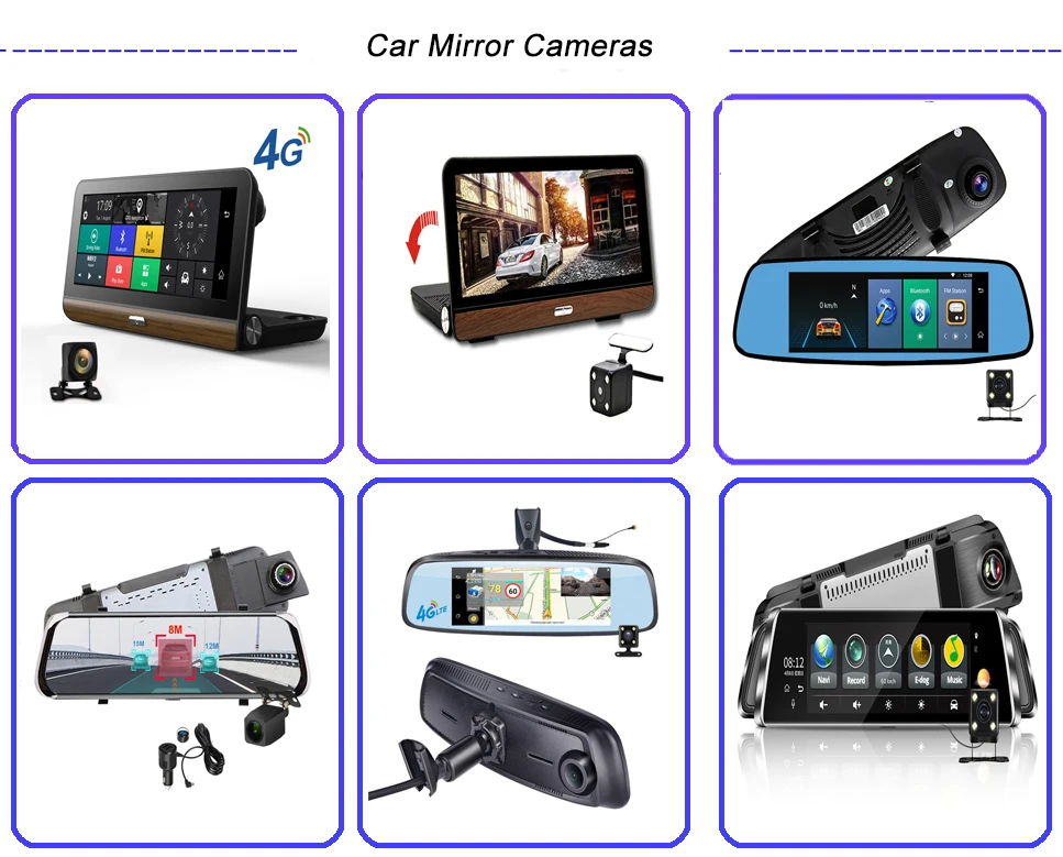 Dashcam 4" Fhd 1080p Car Dash Cam Loop Recording Motion Detection