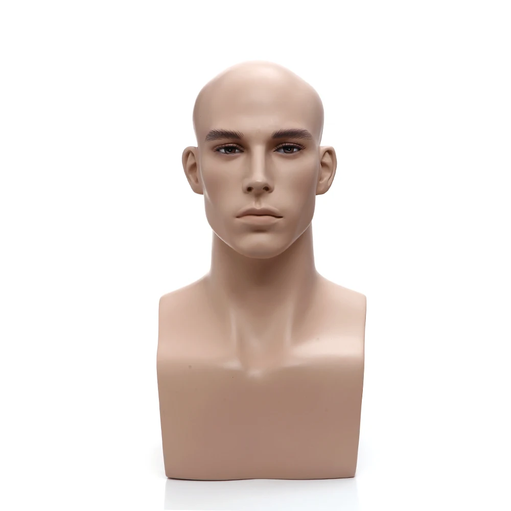 H1114 Make-up Face Male Mannequin Head - Buy Male Mannequin Head,Make