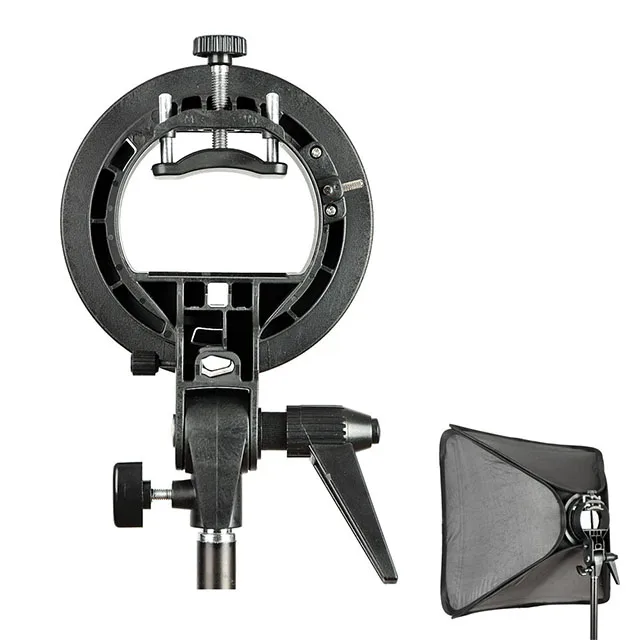 Godoxs Stype Bracket Holder With Bowens Mount For Speedlite Flash