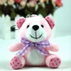 Custom beautiful teddy bear red plush stuffed animal teddy bear soft toys with cap