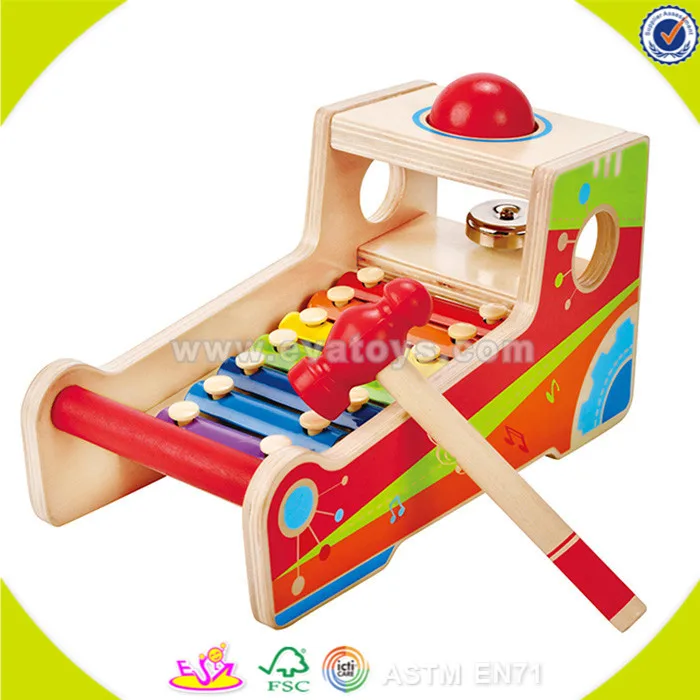 Wholesale Baby Wooden Make Sound Toy Fashion Kids Wooden Make Sound Toy Popular Children Wooden