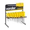 Hardware store screwdriver display holder / counter display for screwdriver tools / wire display rack for screwdriver