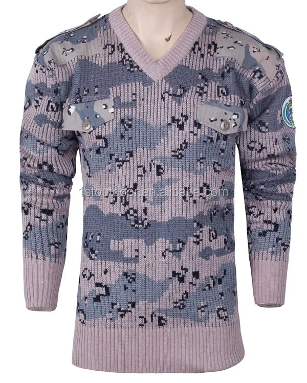 The Blue Military Sweater Wool Army Knitwear Buy Military Jersey