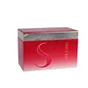 Fancy carton storage beauty makeup red aluminum cosmetic box case packaging