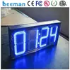 giant led clock new products dongguan 5 inch led digital clock and desktop clock led time temperature display
