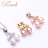 925 Sterling Silver Pendant AAA 6-7mm Size Freshwater Pearl Necklace for Women's Party