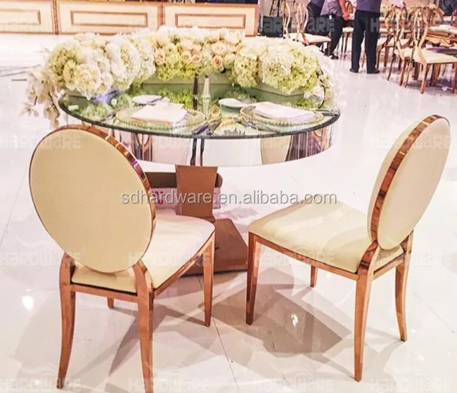 Leather Or Fabric Modern Round Back Dining Chairs - Buy Round Back