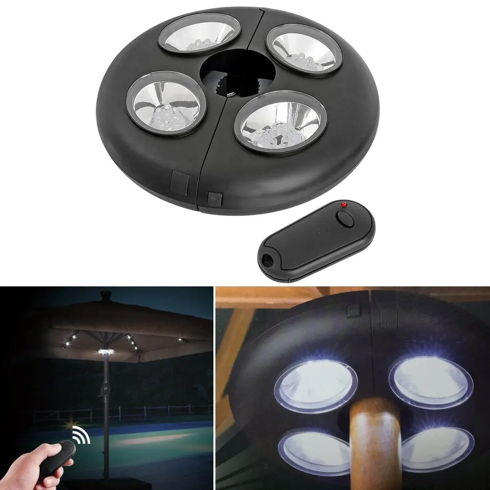 Garden umbrella tent sun umbrella illuminator lamp 27 Leds light outdoor hiking night light with IR remote control