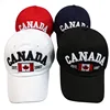 hot sale adult embroidery Canada flag baseball cap