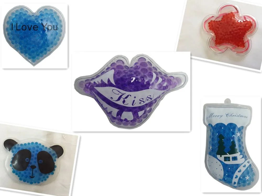 Reusable Water Instant Magic Cooling Warming Rectangle Gel Click Heat