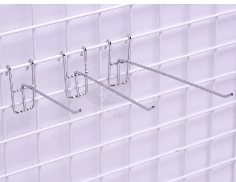 Factory Wholesale Metal Wire Mesh Display Hooks,Grid Wall Hanging Hooks Buy Metal Display