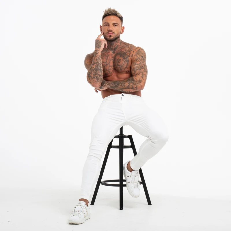 skinny white jeans mens
