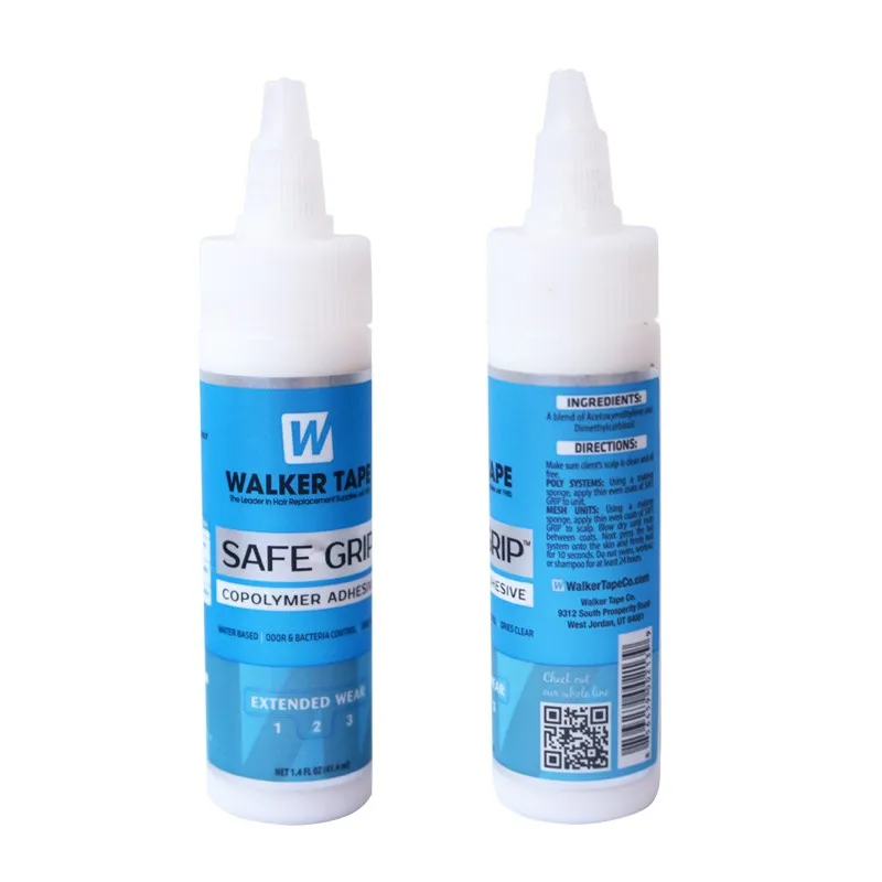 1.4oz Walker Safe Grip Adhesive Hairpiece Lace Wig Glue Toupee Super