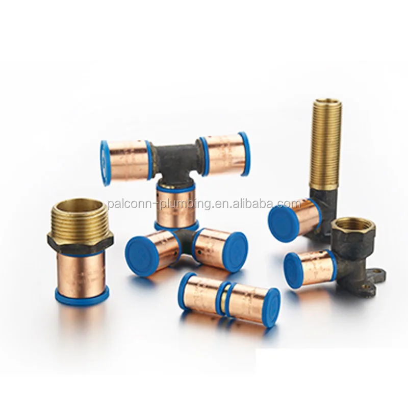 Pex-b Pipe Fittings Copper Crimp Type With Watermark No Lead - Buy ...