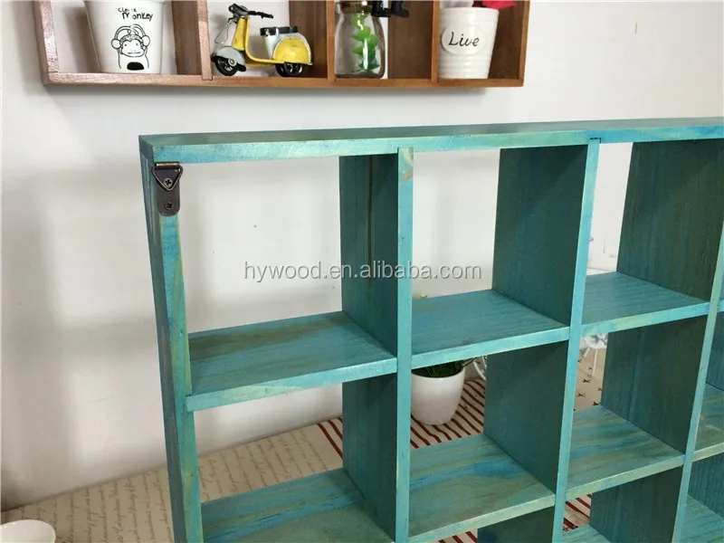 Custom oude woonkamer slaapkamer keuken houten wandplank rack ...
