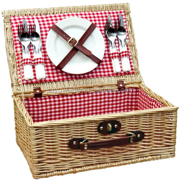 Hot 100handmade 6 Person Picnic Basket Buy 6 Person Picnic Basket
