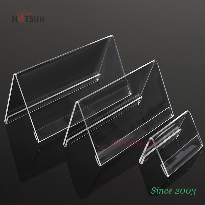Simple Design Acrylic Table Tent For Name Card Clear Acrylic