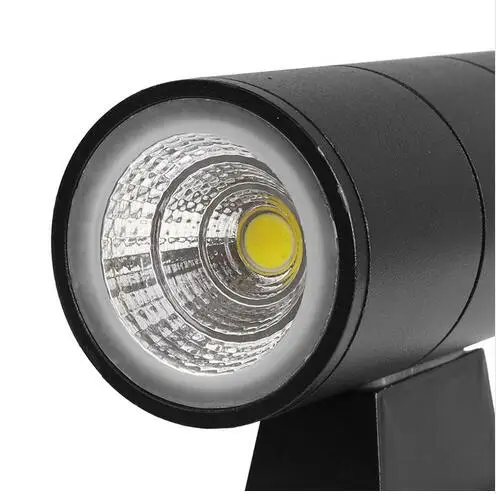 Waterproof AC 85-265V Up Down Dual-Head 6W 10W Outdoor COB LED Wall Light