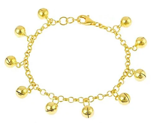 gold bell anklet