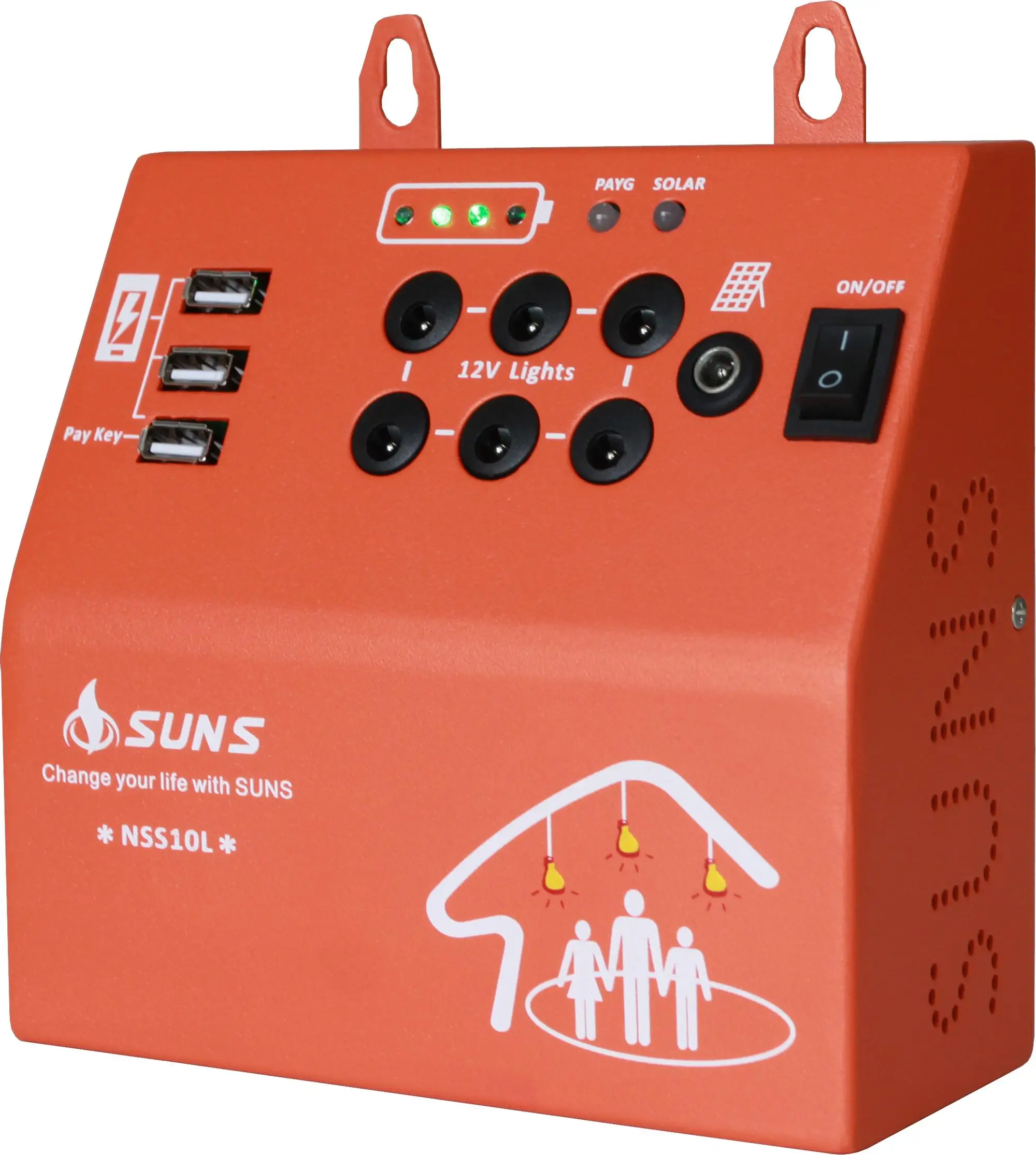 2019 New Pay As You Go Lithium Ion Battery Payg Solar Home System 10w