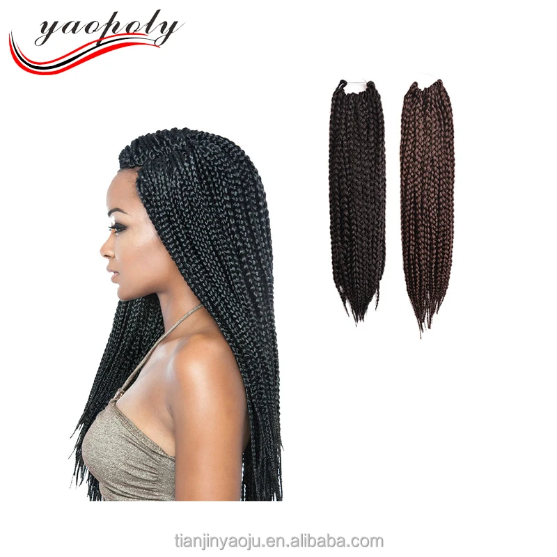 Wholesale 3x Crochet Box Braids Pre Twisted Crochet Braids For