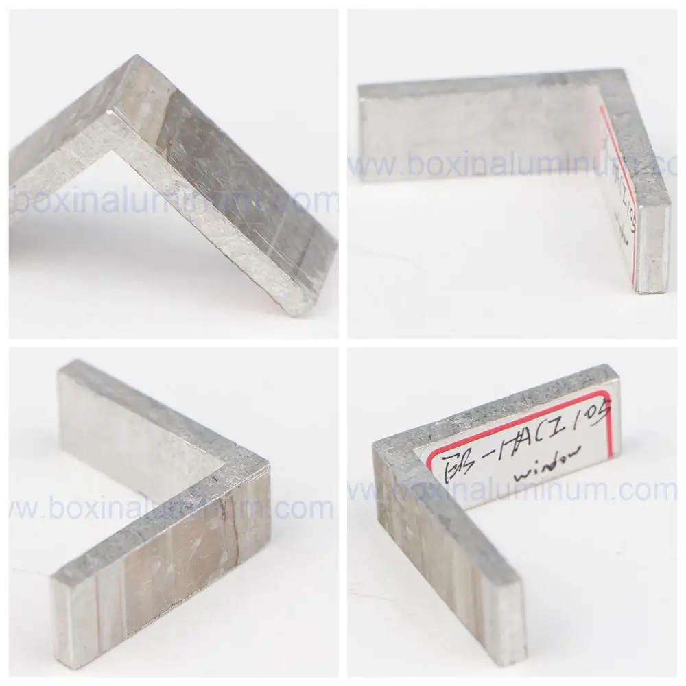 right angle aluminum profile/L shape aluminum mill finished extrusion for window Mexico market