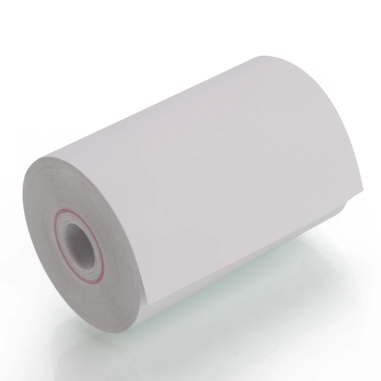 High white receiept paper roll atm cash machine 57mm thermal paper roll without core