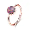 K004 Stainless Steel Engagement Ring Diamond, 2019 New Arrivals Opal Men Rings With Magnet