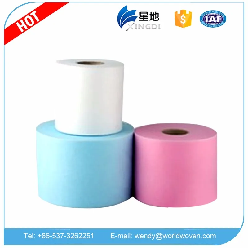 Hot Sale-High Quality Baby Diaper Top Sheet Raw Material of Soft Hydrophilic Non Woven Fabric