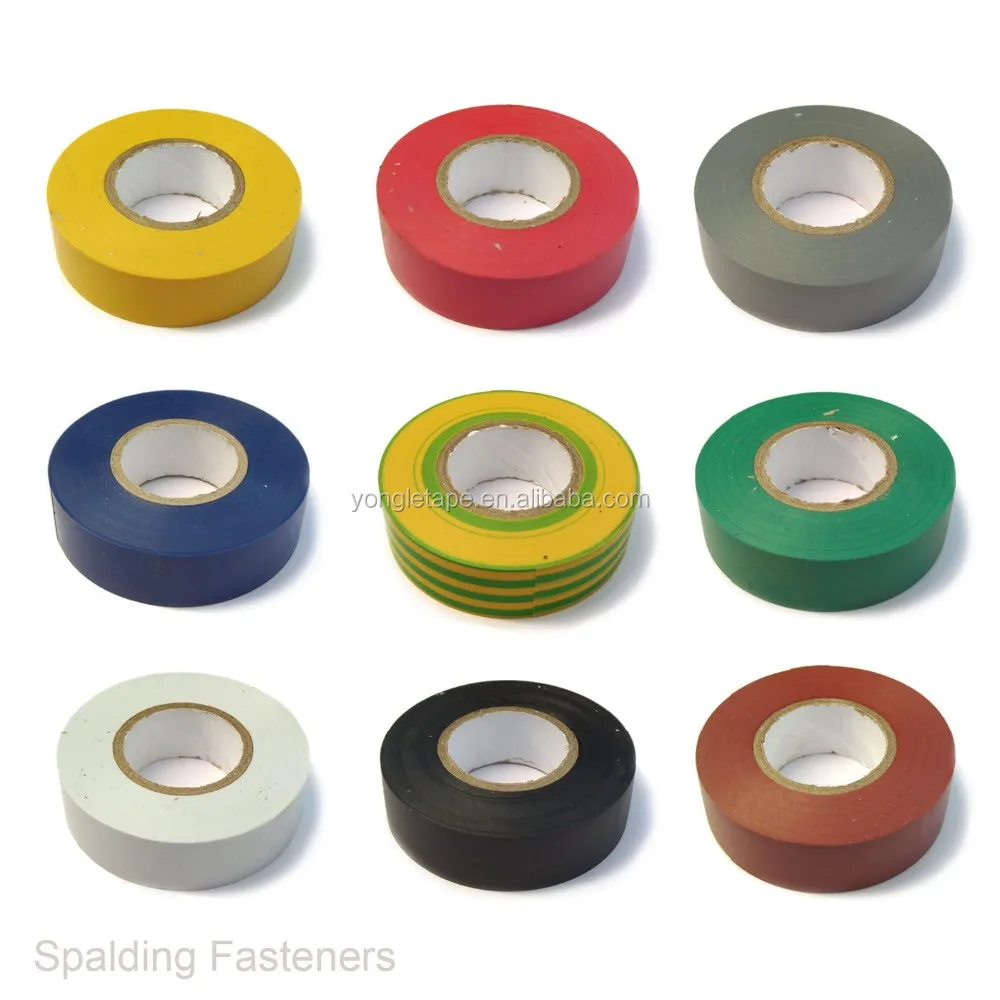High Quality PVC Insulation Tape Blue 0.2mm x 19mm x 10M