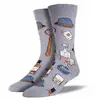 Fashion Original Patten Plaids High Content Cotton Unisex Crew Funky Socks Man Dress Sock