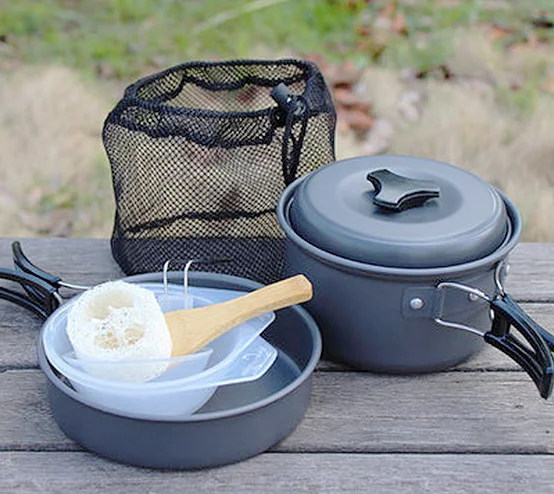 aluminium cooking pot set