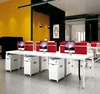 Modern group screen workstation 2-6 office project used new